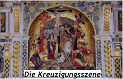 Die Kreuzigungsszene